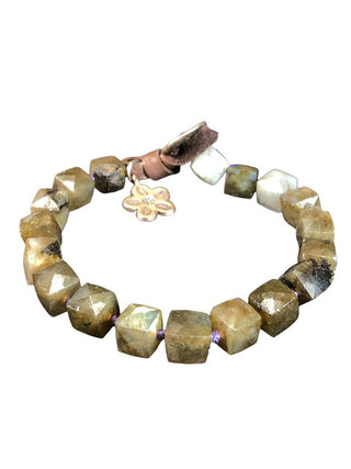 labradorite toggle bracelet
