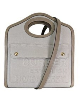 Mini Horseferry Linen Canvas Pocket Bag Purse