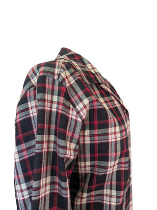 R Plaid Button Up