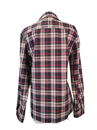 R Plaid Button Up