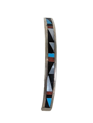 R sterling inlay cuff