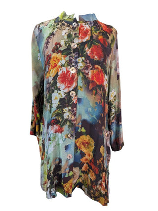 R Floral Button