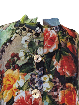 R Floral Button