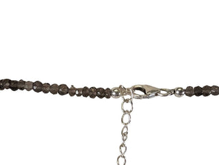 R sterling stone necklace