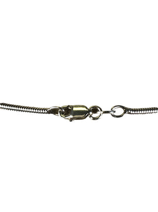 SS Rectangular Stone Necklace