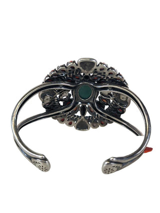 R sterling spiny oyster turquoise cluster cuff