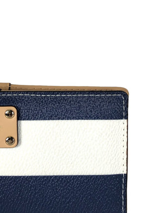 Saffiano Striped Bi-fold