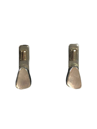Sterling/14k stone earrings