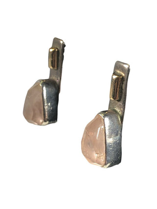 Sterling/14k stone earrings