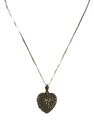 Sterling Marcasite Heart Locket