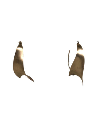 SS Modernist Threaded Earrings