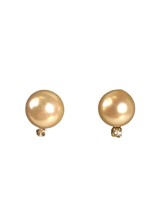 14K Pearl Stud Earrings