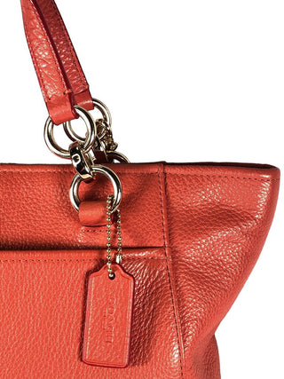 Pebble Leather Zip Top Handbag