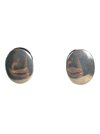SS Oval Post Earrings