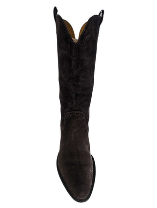R suede cowboy