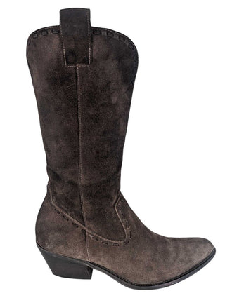 R suede cowboy