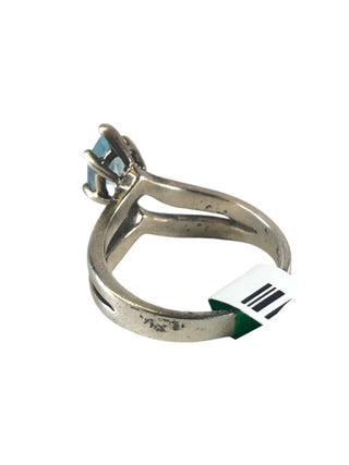 Sterling marquis stone ring