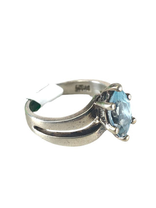 Sterling marquis stone ring