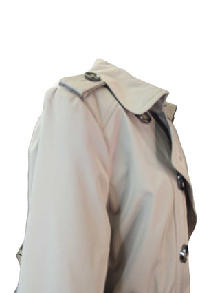 R Double Breasted Trench Coat