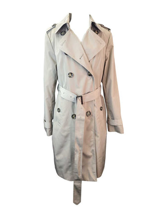 R Double Breasted Trench Coat