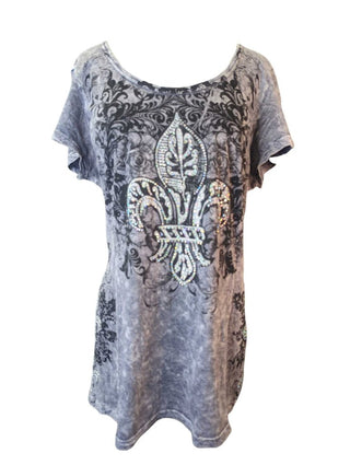 R Bedazzled tee