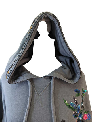R Embroidered Bali Sabbia Hoodie Retails: $90