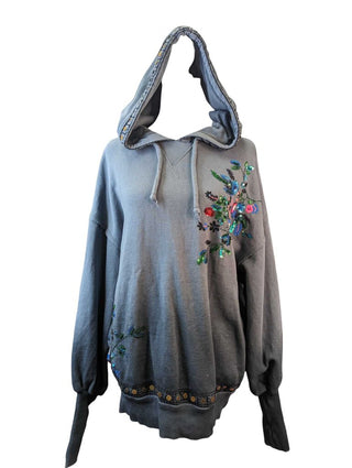 R Embroidered Bali Sabbia Hoodie Retails: $90