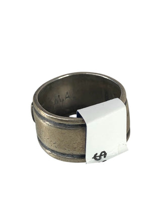 SS 14K Stamped Band Ring