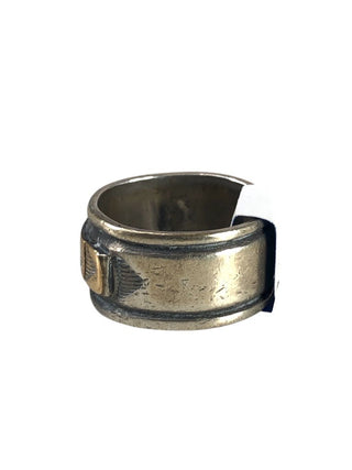 SS 14K Stamped Band Ring