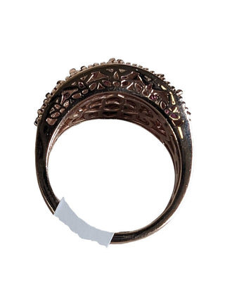R vermeil garnet ring