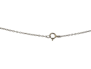R sterling chain necklace