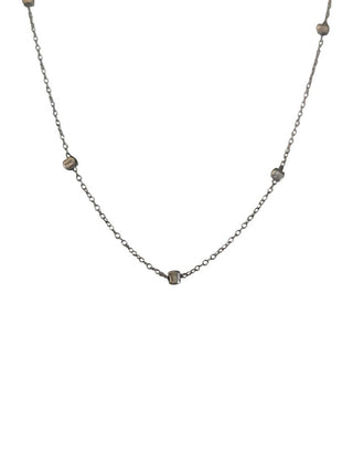 R sterling chain necklace