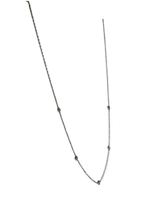 R sterling chain necklace
