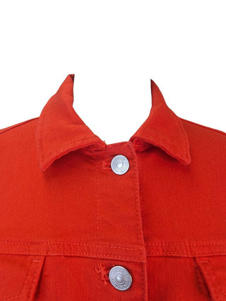 R denim button