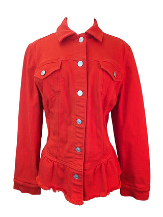 R denim button