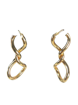 Bronze Helix Earrings