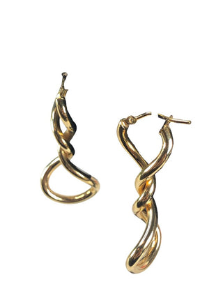 Bronze Helix Earrings