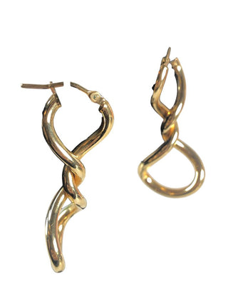 Bronze Helix Earrings