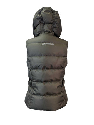 R Puffer Vest w/Faux Fur