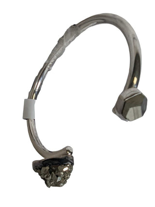 R sterling pyrite cuff