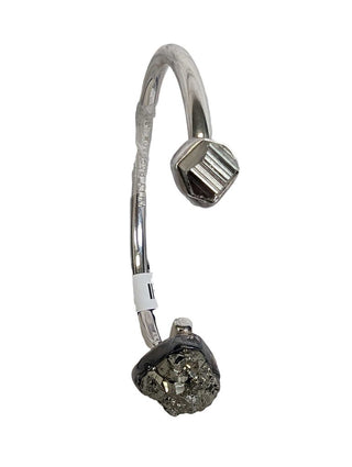 R sterling pyrite cuff