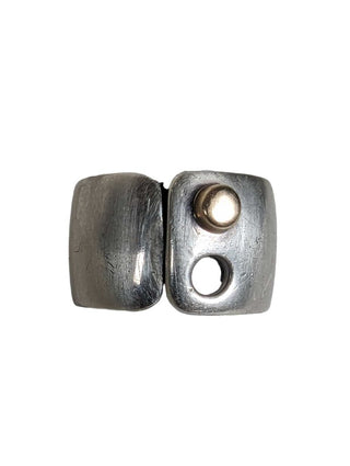 R vintage sterling 14k ring