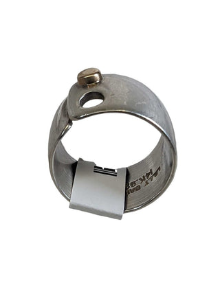 R vintage sterling 14k ring