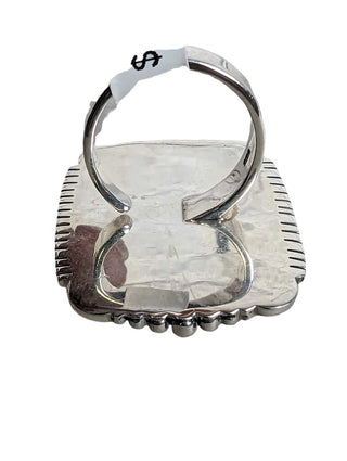 R sterling composite ring