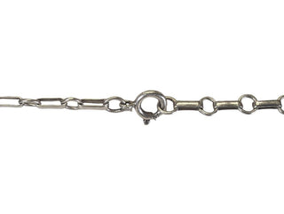 R sterling stone treasure necklace