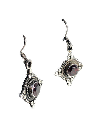 Sterling stone earrings