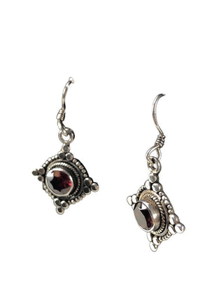 Sterling stone earrings