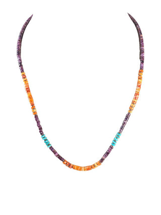 Sterling heishi necklace
