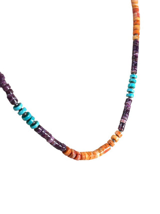 Sterling heishi necklace