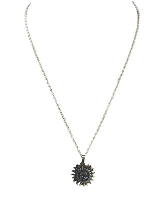 Sterling sun necklace